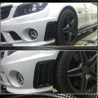 Carbon Frontstoßstangen Abdeckungen für C63 AMG Sedan 2008-2011 Foto 3