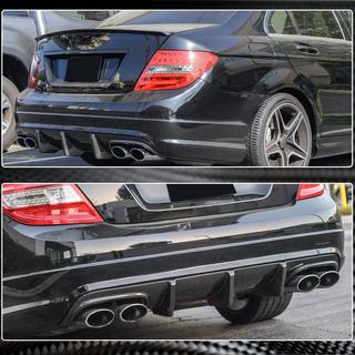 Heckstoßstangendiffusor V2 (für AMG SD 2008-2011, Carbon) Foto 4