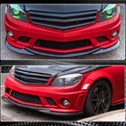 Mercedes C-class W204 2007-2015 Frontstoßstange Lippe V3 Aufsatz (für AMG 2008-2011, Carbon) Foto 4
