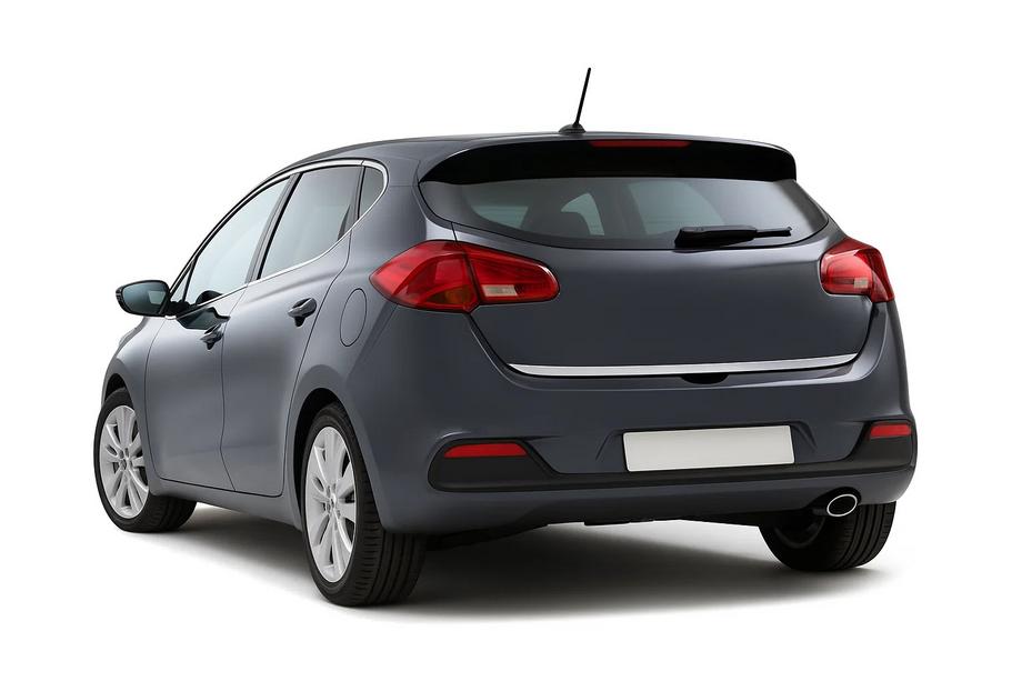 Kia Ceed 2012-2018 Kofferraumleiste Edelstahl Image