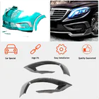 Mercedes S-class W222 2013-2022 Frontstoßstangenaufsätze V1 für S63 AMG 2014-2017 Carbon Foto 2