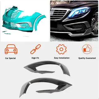 Frontstoßstangenaufsätze V1 für S63 AMG 2014-2017 Carbon Foto 2