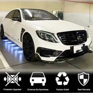 Frontstoßstangenaufsätze V1 für S63 AMG 2014-2017 Carbon Foto 3