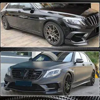 Frontstoßstangenaufsätze V1 für S63 AMG 2014-2017 Carbon Foto 4