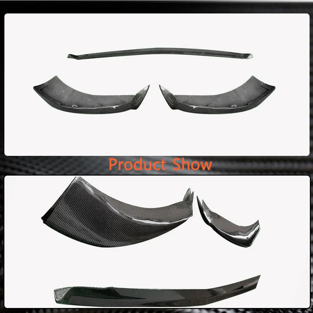Mercedes S-class W222 2013-2022 Frontstoßstange Lippe Aufsatz (für AMG-Line 2018-2022, Carbon) Foto 5