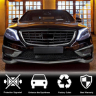 Mercedes S-class W222 2013-2022 Frontstoßstange Lippe Aufsatz (für S63 AMG 2014-2017, Carbon) Foto 2