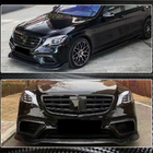 Mercedes S-class W222 2013-2022 Carbon Einsätze Frontstoßstange (für AMG 2018-2021) Foto 5