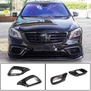 Carbon Einsätze Frontstoßstange (für AMG 2018-2021) Foto 1