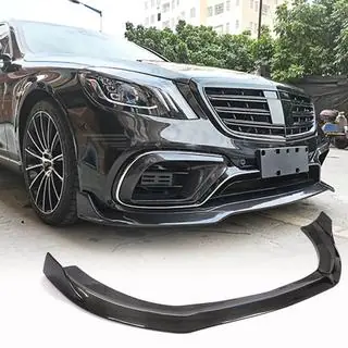 Frontstoßstangenlippe Aufsatz (für S63/S65 AMG 2018-2022, Carbon) Foto 1