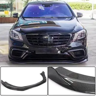 Frontstoßstangenlippe Aufsatz (für S63/S65 AMG 2018-2022, Carbon) Foto 2