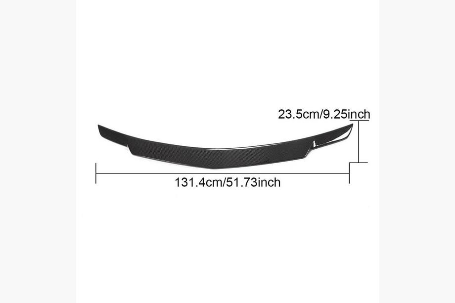Mercedes E-class W212 2009-2016 Spoiler V2 (Carbon) Foto 5