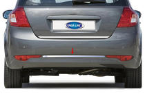 Kia Ceed 2007-2012 Edelstahl Heckstoßstangenschutz OmsaLine (2009-2012, HB) Foto 1