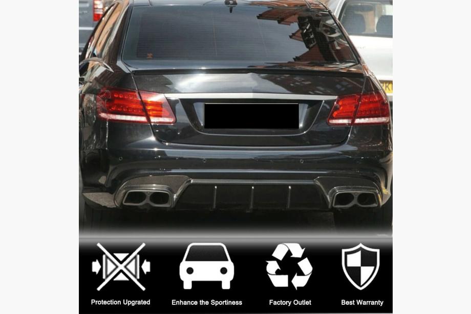 Mercedes E-class W212 2009-2016 Heckdiffusor V1 für E63 AMG 2013-2016 Carbon Foto 4