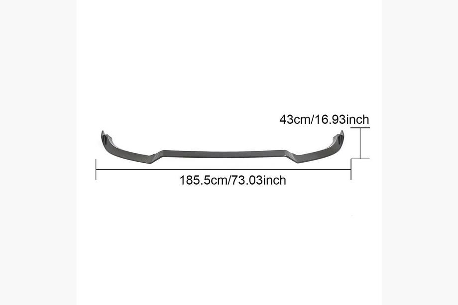 Mercedes E-class W212 2009-2016 Frontlippe für Stoßstange Lip passend für E63 AMG 2013-2016 Carbon Foto 6