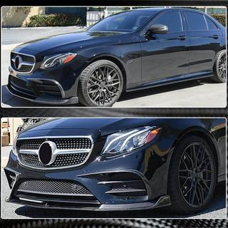 Frontlippe V1 für AMG-Line / E43 AMG 2016-2019, Carbon Foto 3