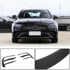 Mercedes E-class W213 2016-2023 Frontstoßstangenaufsätze (für AMG-Line 2020+, Trockencarbon) Foto 8