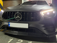 Mercedes E-class W213 2016-2023 Frontstoßstangenaufsätze (für AMG-Line 2020+, Trockencarbon) Foto 12