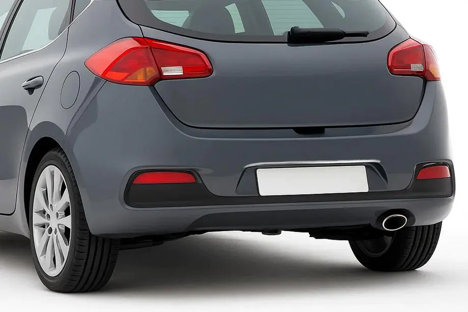 Kia Ceed 2012-2018 Chromleiste über dem Kennzeichen für HB (Edelstahl) Image