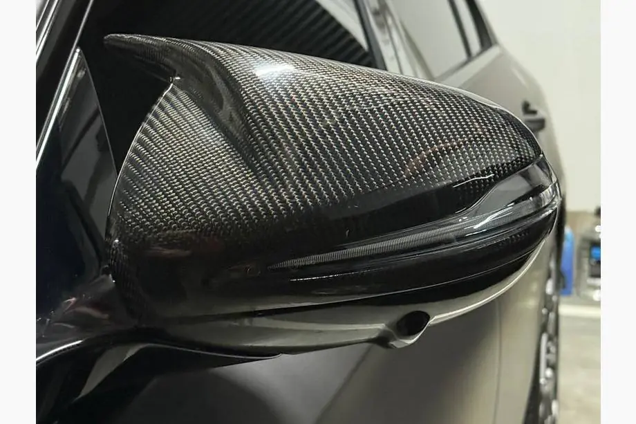 Mercedes E-class W213 2016-2023 Spiegelabdeckungen (Carbon) Image