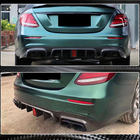 Mercedes E-class W213 2016-2023 Heckdiffusor mit Endrohren V2 (für AMG/AMG-Line 2016-2019, Carbon) Foto 4