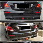 Mercedes E-class W213 2016-2023 Heckdiffusor mit Endrohren V2 (für AMG/AMG-Line 2016-2019, Carbon) Foto 5