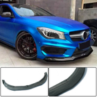 Mercedes CLA C117 2013-2019 Frontstoßstange Lippe Aufsatz (für CLA45 AMG SD 2013-2015, Carbon) Foto 1