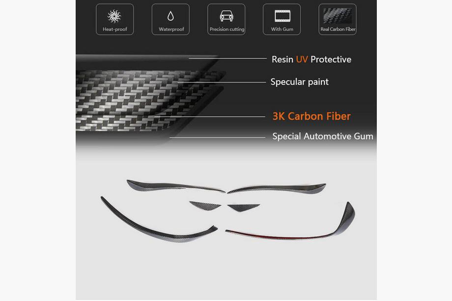 Mercedes CLA C117 2013-2019 Carbon Frontstoßstangen Aufsätze für CLA45 AMG SD 2013-2016 Foto 5