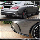 Mercedes CLA C117 2013-2019 Heckstoßstangenabdeckung V3 (für AMG-Line / CLA45 AMG SD, Carbon) Foto 4