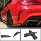 Mercedes CLA C117 2013-2019 Heckstoßstangenabdeckung V3 (für AMG-Line / CLA45 AMG SD, Carbon) Foto 6