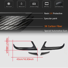 Mercedes CLA C117 2013-2019 Heckstoßstangenabdeckungen (für AMG-Line / CLA45 AMG SD 2013-2016, Carbon) Foto 5