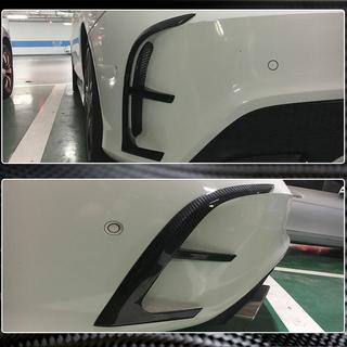 Heckstoßstangenabdeckungen (für AMG-Line / CLA45 AMG SD 2013-2016, Carbon) Foto 3