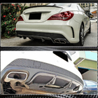 Mercedes CLA C117 2013-2019 Heckdiffusor V2 (für AMG-Line / CLA45 AMG 2013-2016, Carbon) Foto 6