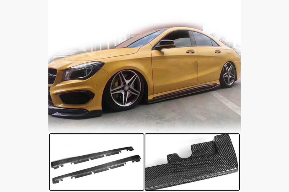 Mercedes CLA C117 2013-2019 Seitenschweller V3 (für HB, Carbon) Image