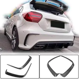 Heckstoßstangenabdeckung (für AMG-Line HB, Carbon) Foto 1