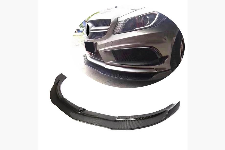 Mercedes A-class W176 2012-2018 Frontlippe V1 für AMG-Line / A45 AMG HB 2013-2015, Carbon Foto 1