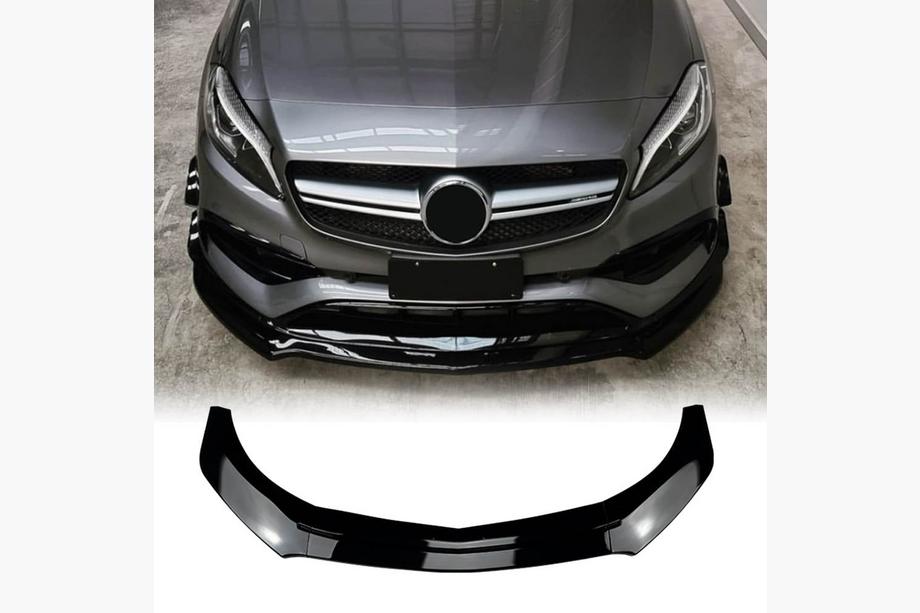 Mercedes A-class W176 2012-2018 Frontlippe Stoßstange Lip (für A45 AMG, ABS) Foto 1