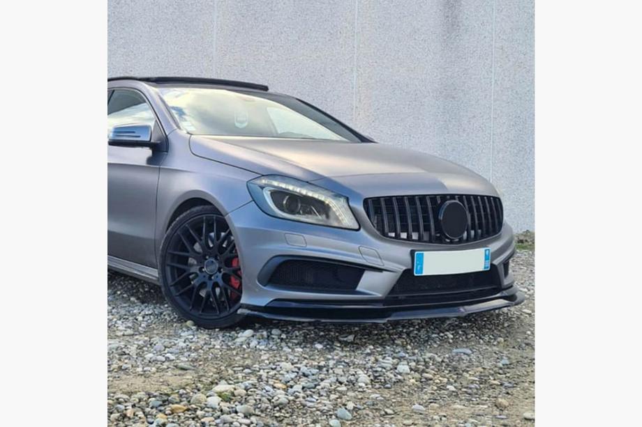 Mercedes A-class W176 2012-2018 Frontlippe Stoßstange Lip (für A45 AMG, ABS) Foto 3