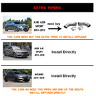 Mercedes A-class W176 2012-2018 Heckdiffusor V1 für AMG-Line / A45 AMG HB Foto 6