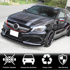 Mercedes A-class W176 2012-2018 Frontspoiler Lippe V2 (für AMG-Line / A45 AMG HB 2013-2015, Carbon) Foto 2