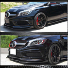 Mercedes A-class W176 2012-2018 Frontspoiler Lippe V2 (für AMG-Line / A45 AMG HB 2013-2015, Carbon) Foto 3