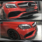 Mercedes A-class W176 2012-2018 Frontstoßstangenlippe Aufsatz (für AMG-Line / A45 AMG HB 2016-2018, Carbon) Foto 3