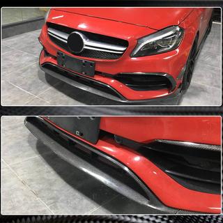Frontstoßstangenlippe Aufsatz (für AMG-Line / A45 AMG HB 2016-2018, Carbon) Foto 4