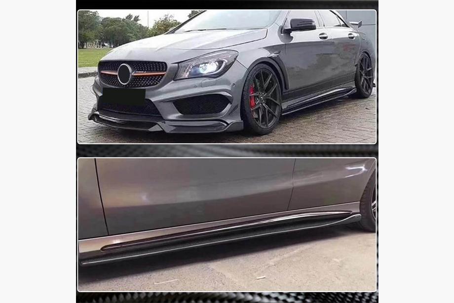 Mercedes A-class W176 2012-2018 Seitenschweller V1 (Carbon) Foto 5