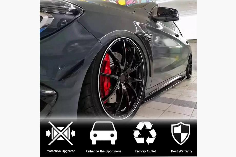 Mercedes A-class W176 2012-2018 Seitenschweller V3 (Carbon) Foto 2