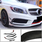 Mercedes A-class W176 2012-2018 Carbon Frontstoßstangen Aufsätze (für AMG-Line / A45 AMG HB 2013-2015) Foto 1