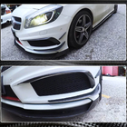 Mercedes A-class W176 2012-2018 Carbon Frontstoßstangen Aufsätze (für AMG-Line / A45 AMG HB 2013-2015) Foto 4