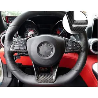 Lenkradabdeckung Carbon Mercedes A-class W176 2012-2018 Foto 2