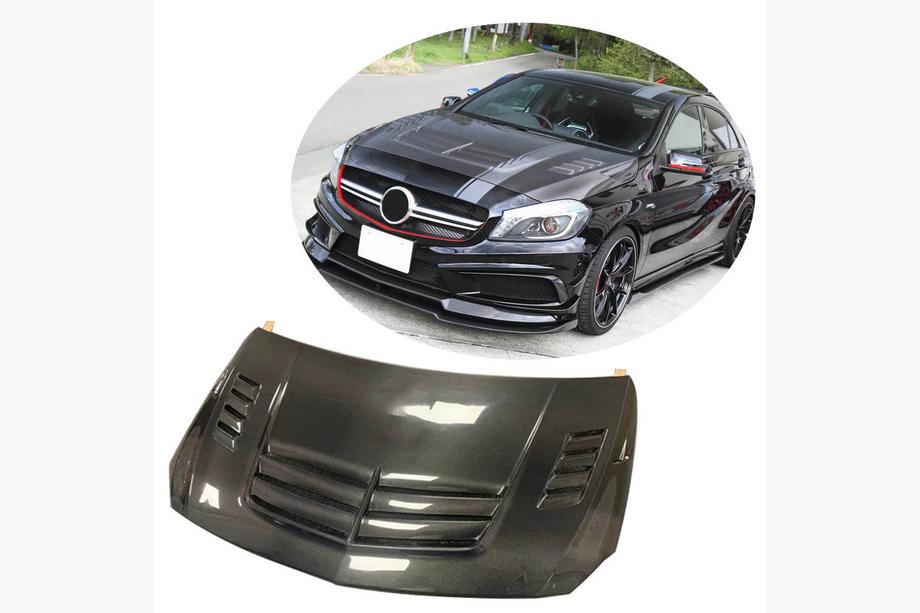 Mercedes A-class W176 2012-2018 Motorhaube (Carbon) Image