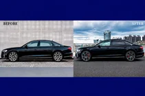 Audi A8 2018- Facelift-Kit mit Scheinwerferwechsel (auf S8 2025) Foto 2