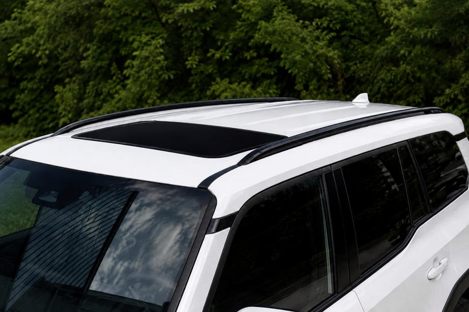 Toyota Land Cruiser Prado 250 2023- Integrierte Dachreling schwarz OEM (Aluminium) Image